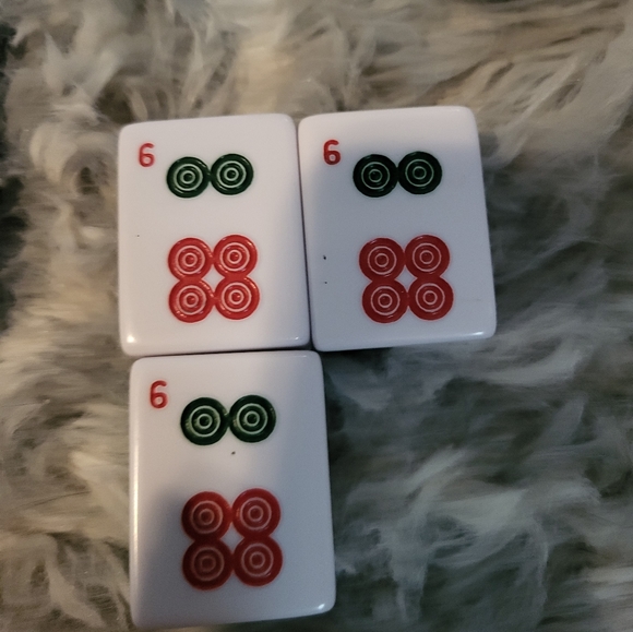 Mahjong tiles set of 112 with Tote "Do you mahjong?" - Picture 2 of 16